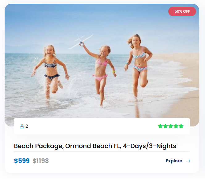 Ormond Beach Discounted Vacation Package